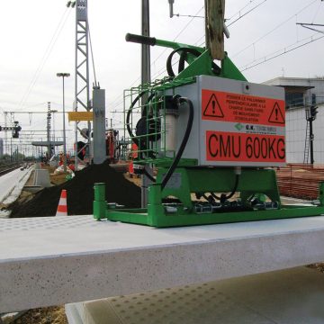 Palonniers à ventouses pour le béton