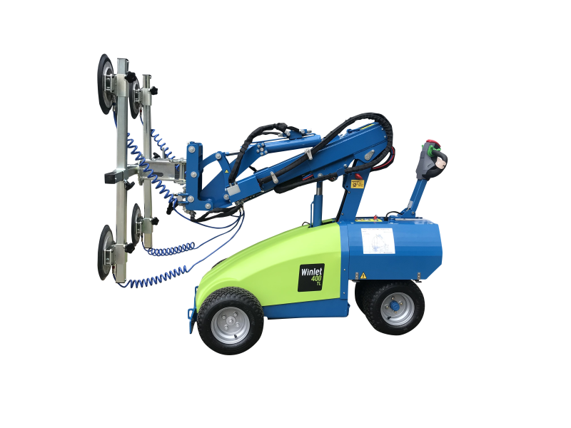 Winlet 400-TL-DHB-HS fritlagt Gk Techniques Robot de pose verre vitreine Chariot de pose 2